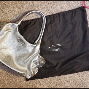 Silver Kate Spade Stevie Satchel